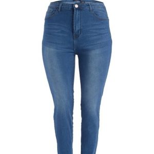 Light Blue Skinny Jeans - Plus